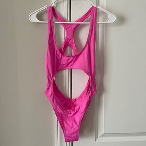 SKIMS Cut Out Monokini (Hot Pink)